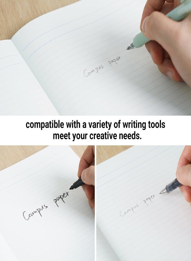 كوكويو دفاتر كوكويو كامبوس، مقاس 7 × 10 بوصة، دفاتر مسطرة، 30 ورقة، مسطرة 6 مم، عبوة من 10 دفاتر وردية اللون، مقاس B5، مناسبة للمدرسة والعمل، لوازم مدرسية، دفتر يوميات، مستورد من اليابان - Image 4